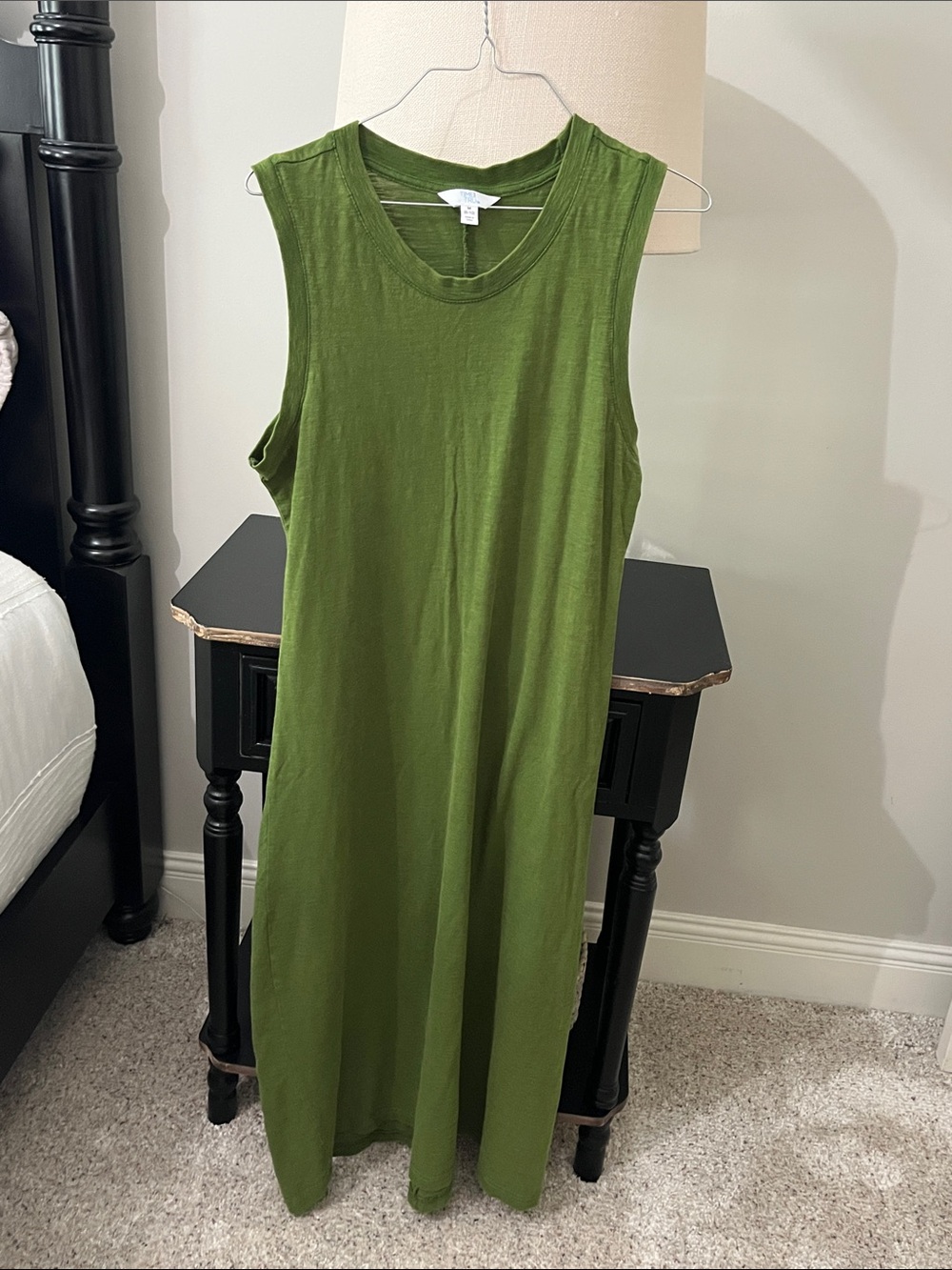 Time and Tru Olive Green Sleeveless Maxi Dress